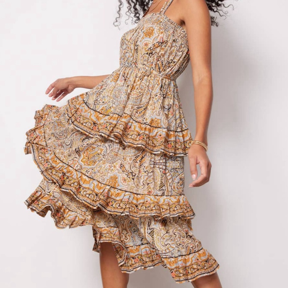 Cleobella Rosalie Kaleidoscope dress NWOT size XS